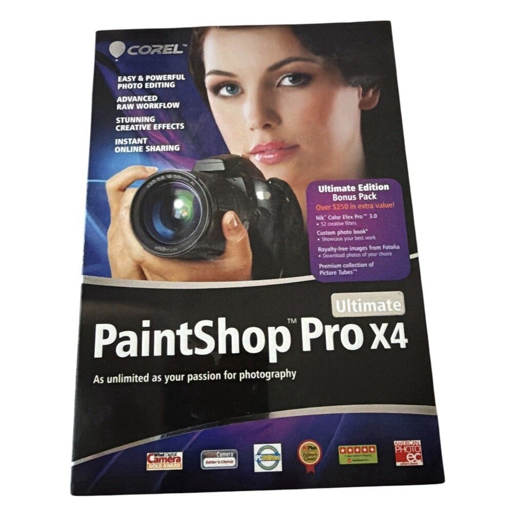 COREL PaintShop Pro X4 Ultimate Easy& Powerful Photo Editing New
